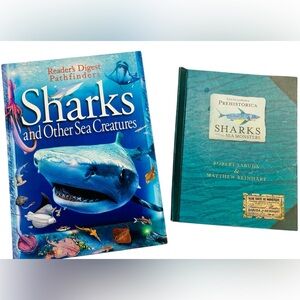 Shark Lovers Book Set (2 Books): Reader’s Digest Sharks & Prehistorica Sharks